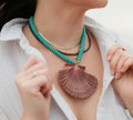 Turquoise Flat Scallop