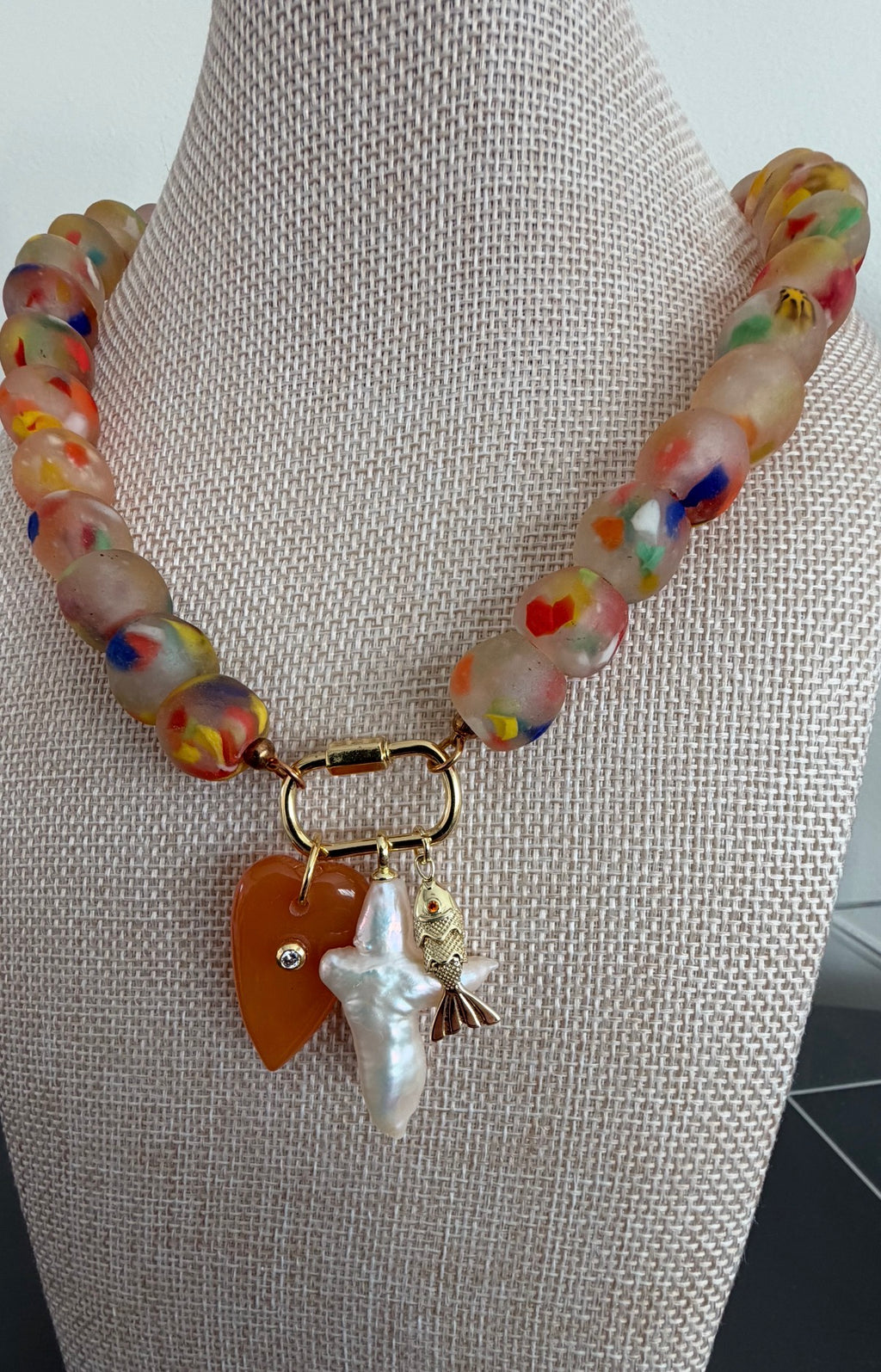 Multi-colored African Glass Beads