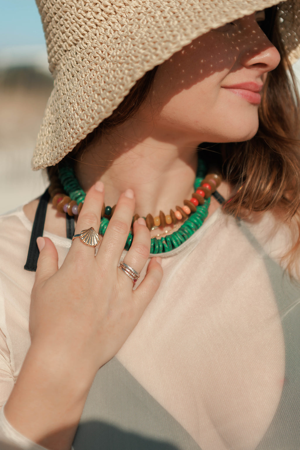 Rich Green natrual stones
