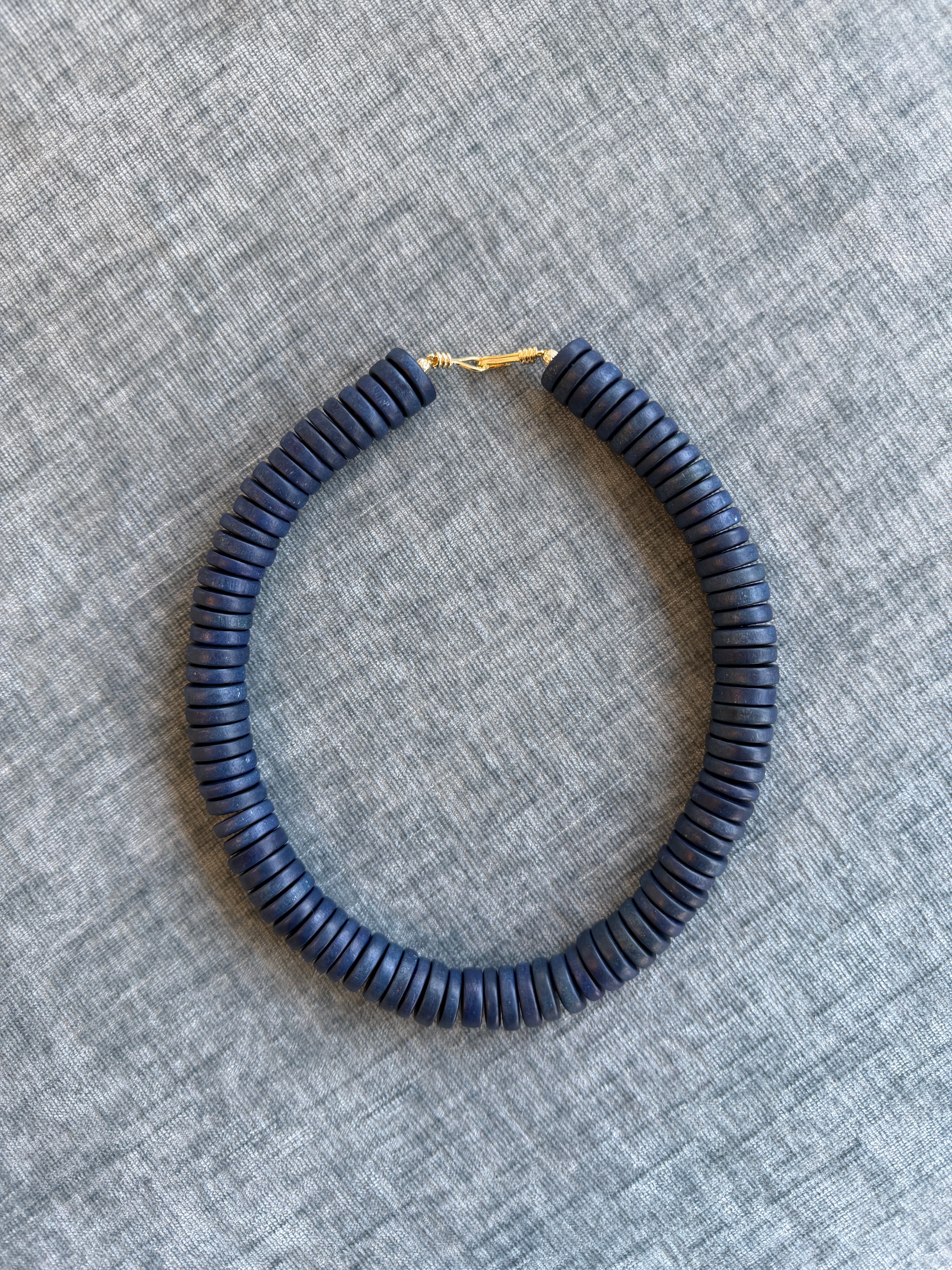 Navy Coconut Neckalce