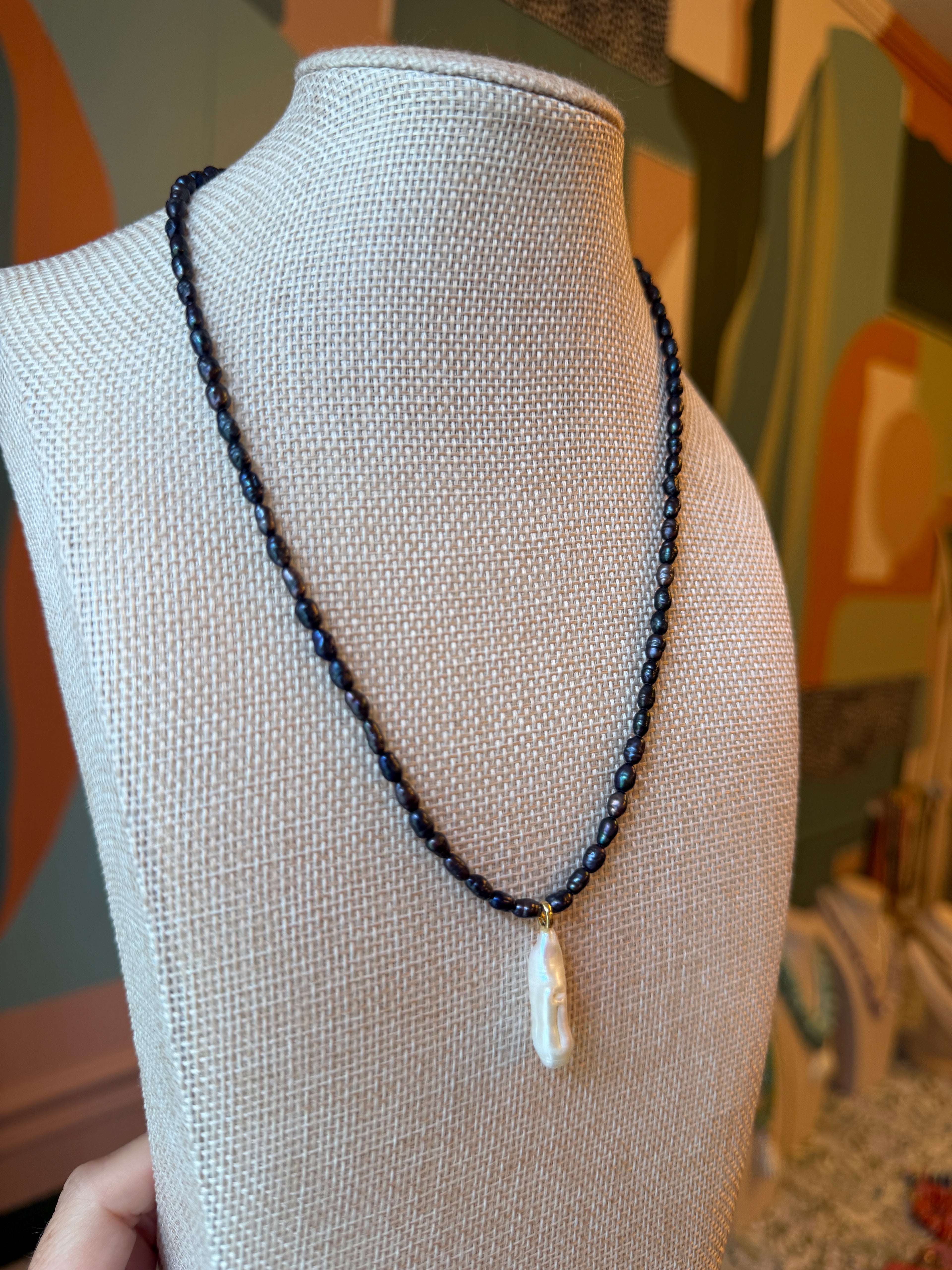 Navy pearls