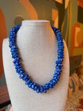 Sea blue African beads