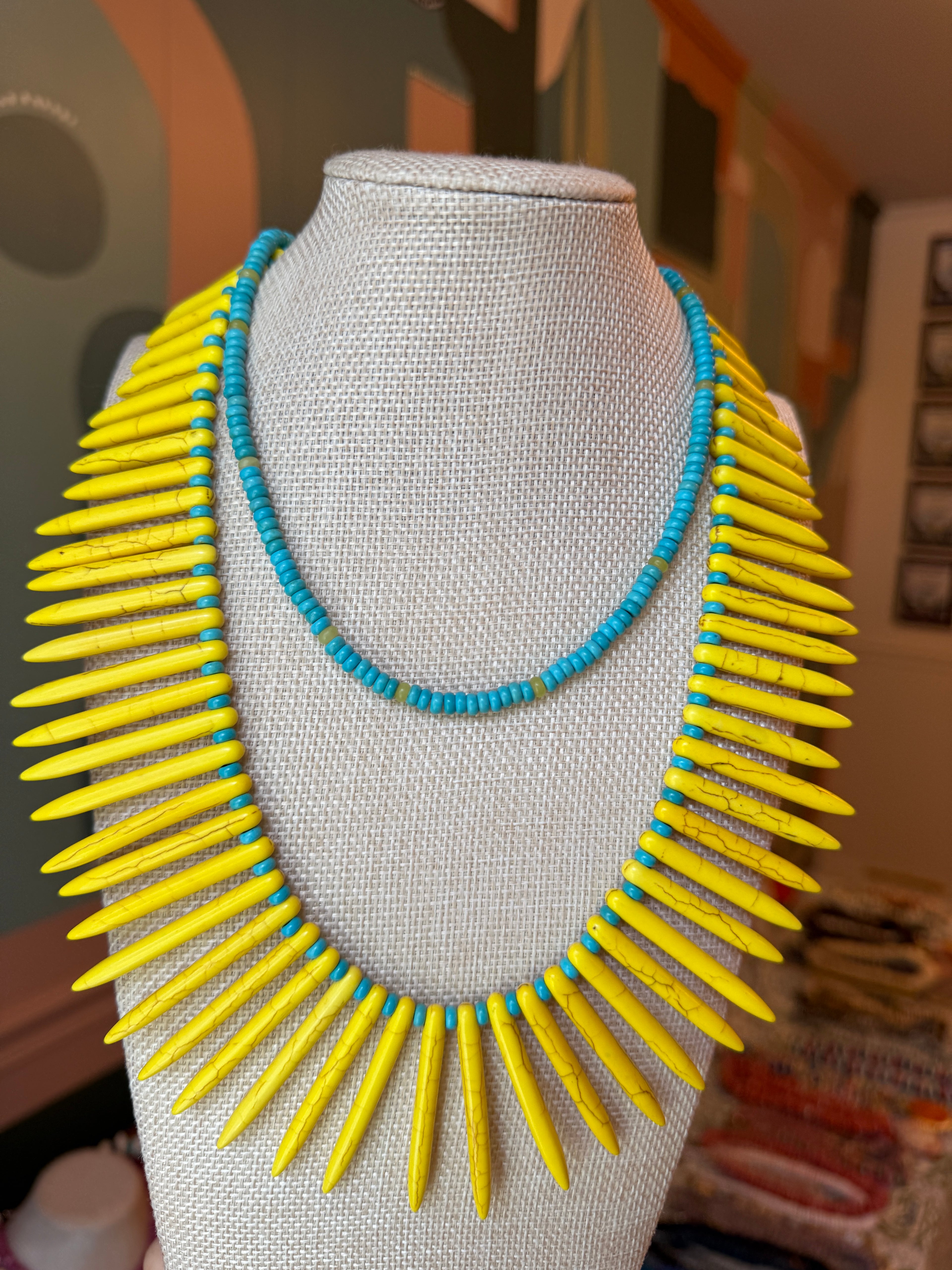 Fanned Necklaces